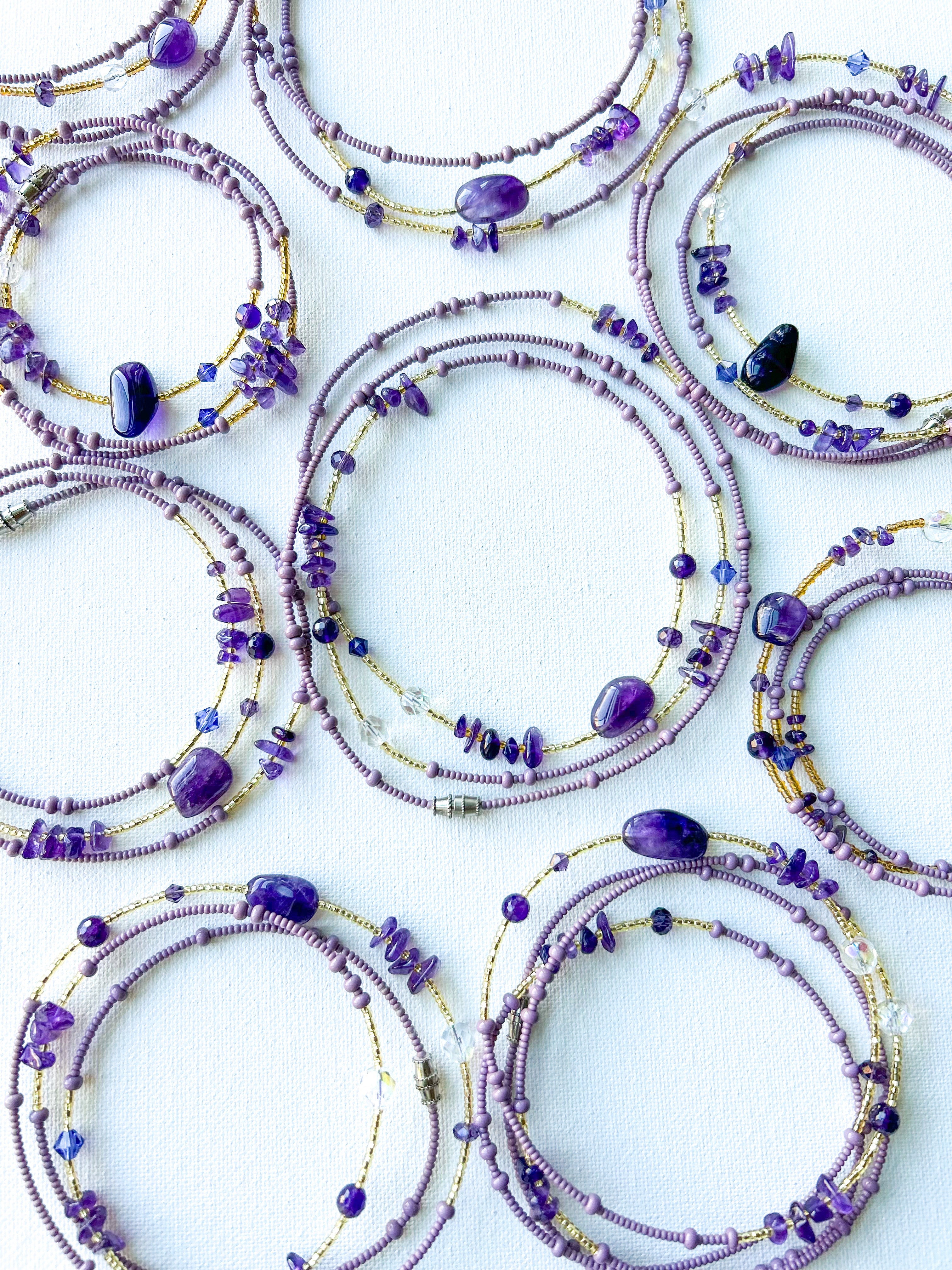 Amethyst Waist Bead