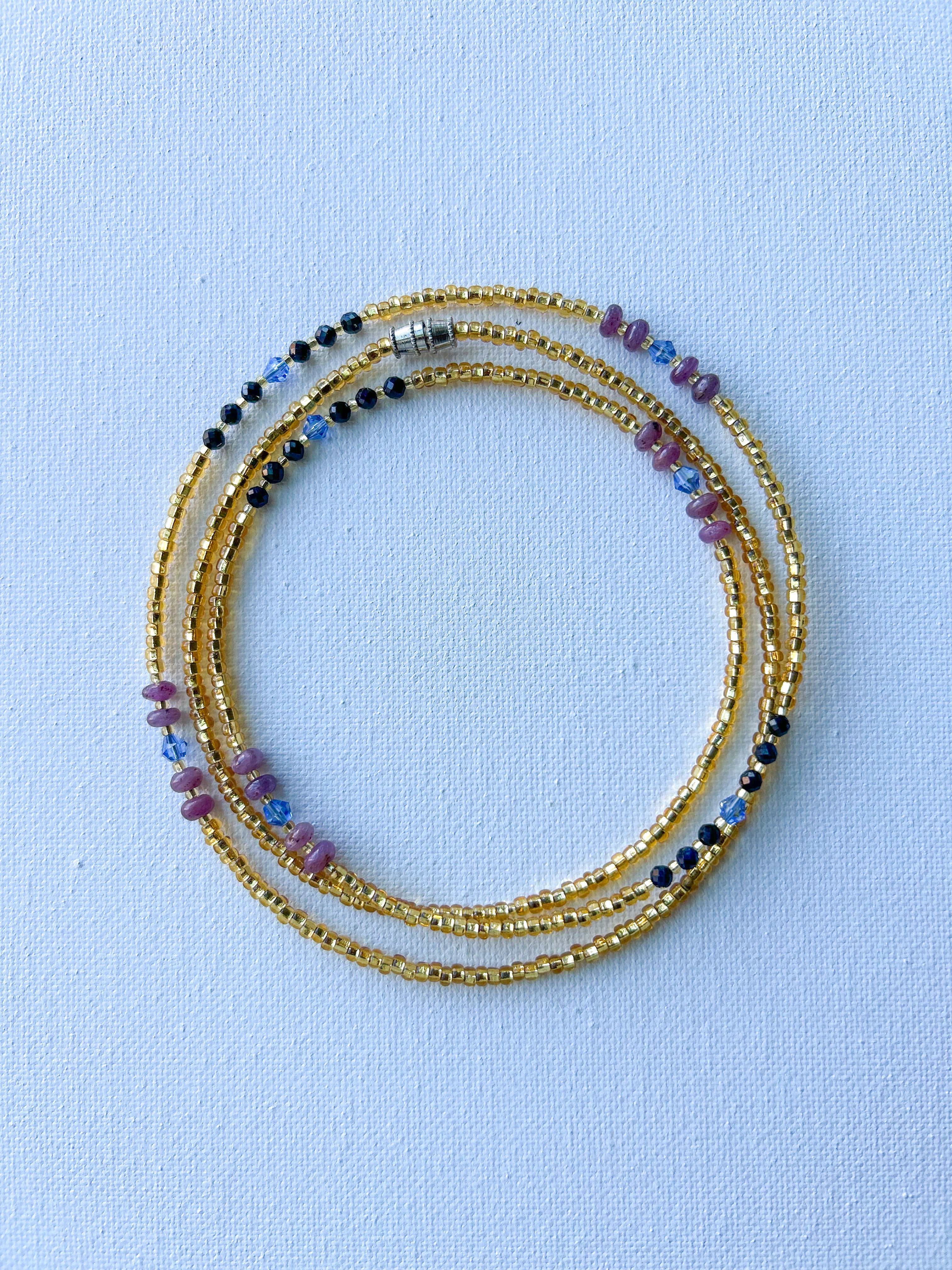 Sapphire Waist Bead