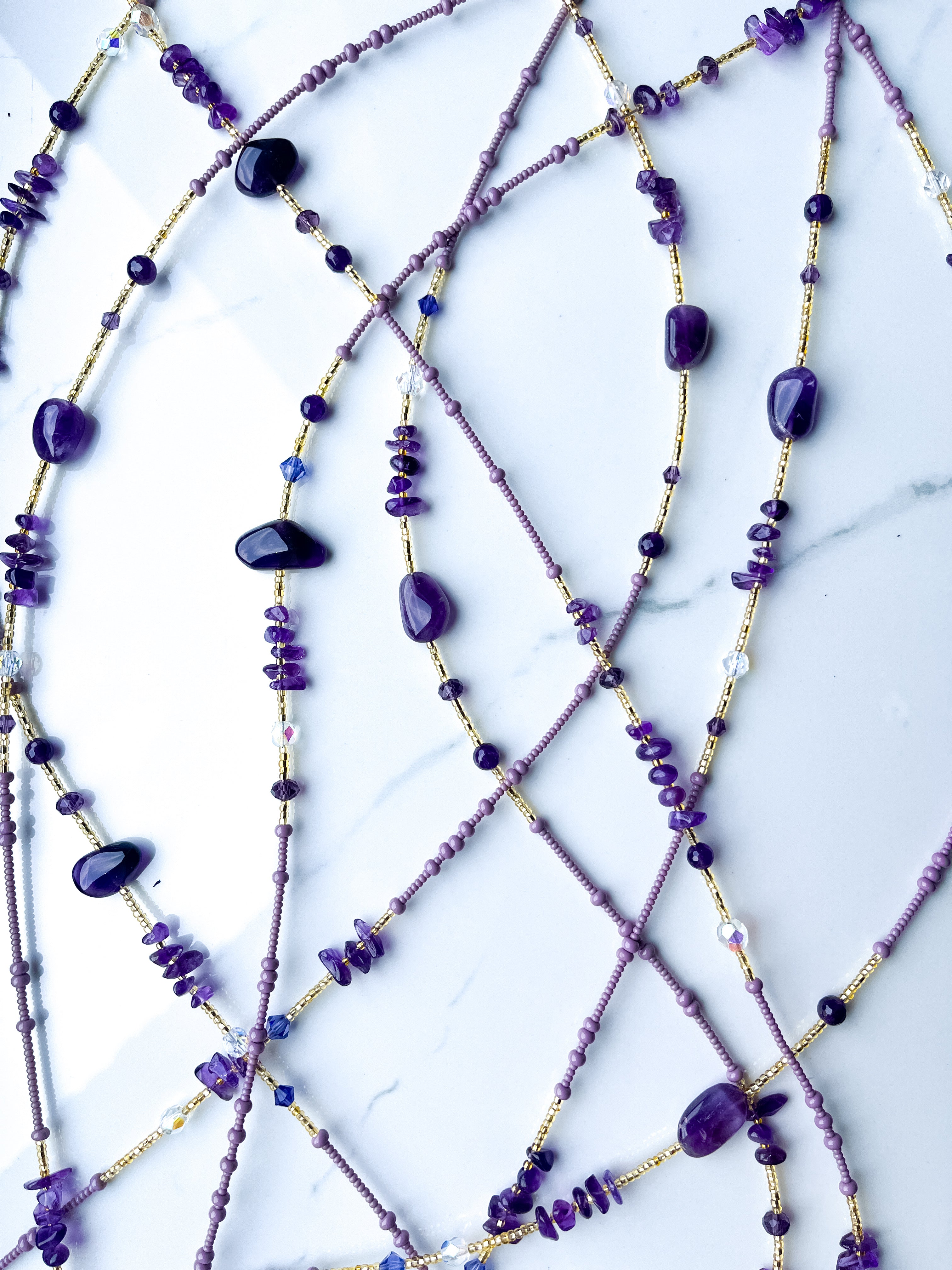 Amethyst Waist Bead