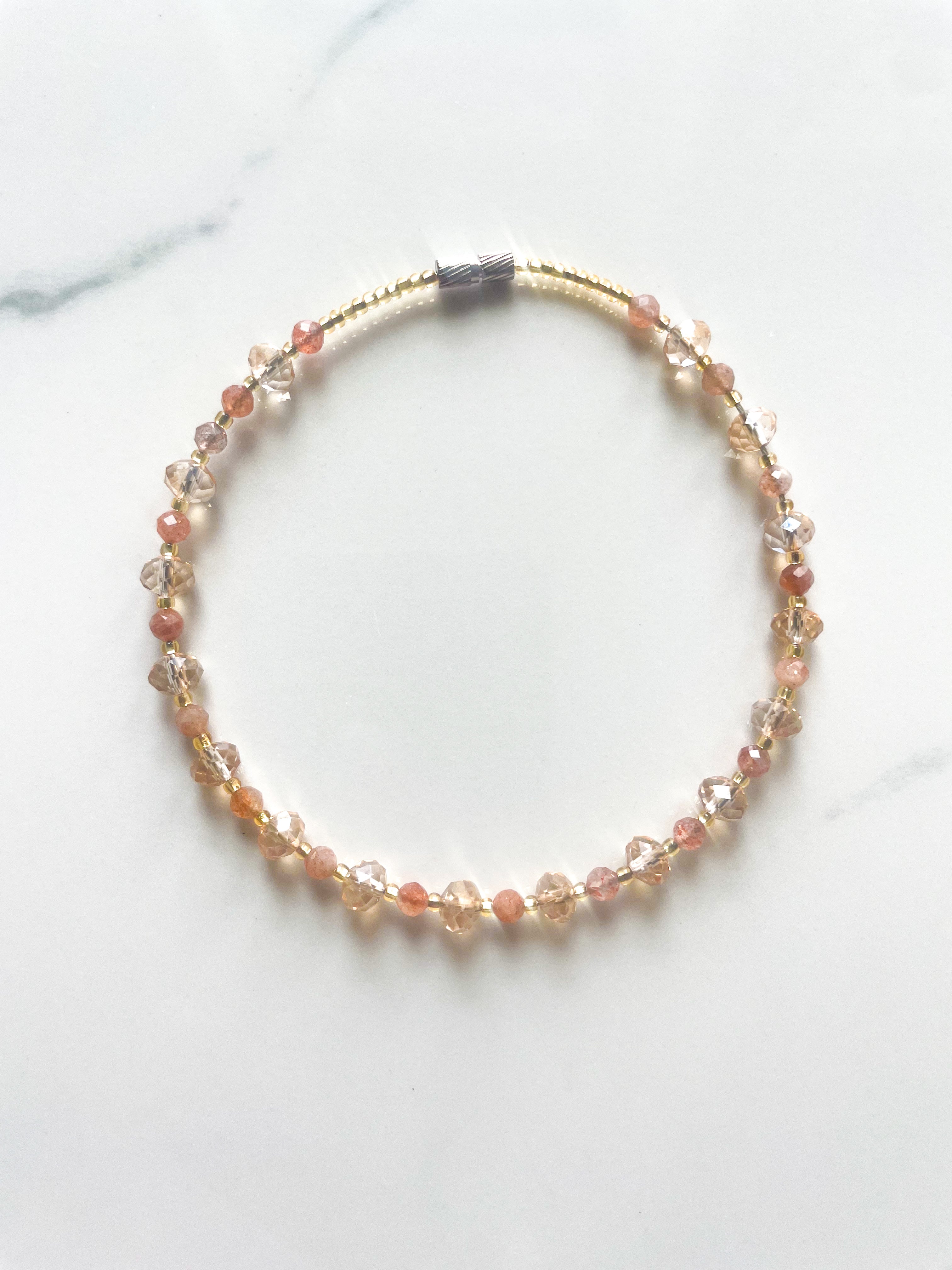 Sunstone Anklet