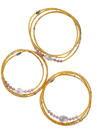 Pink Amethyst Waist Bead