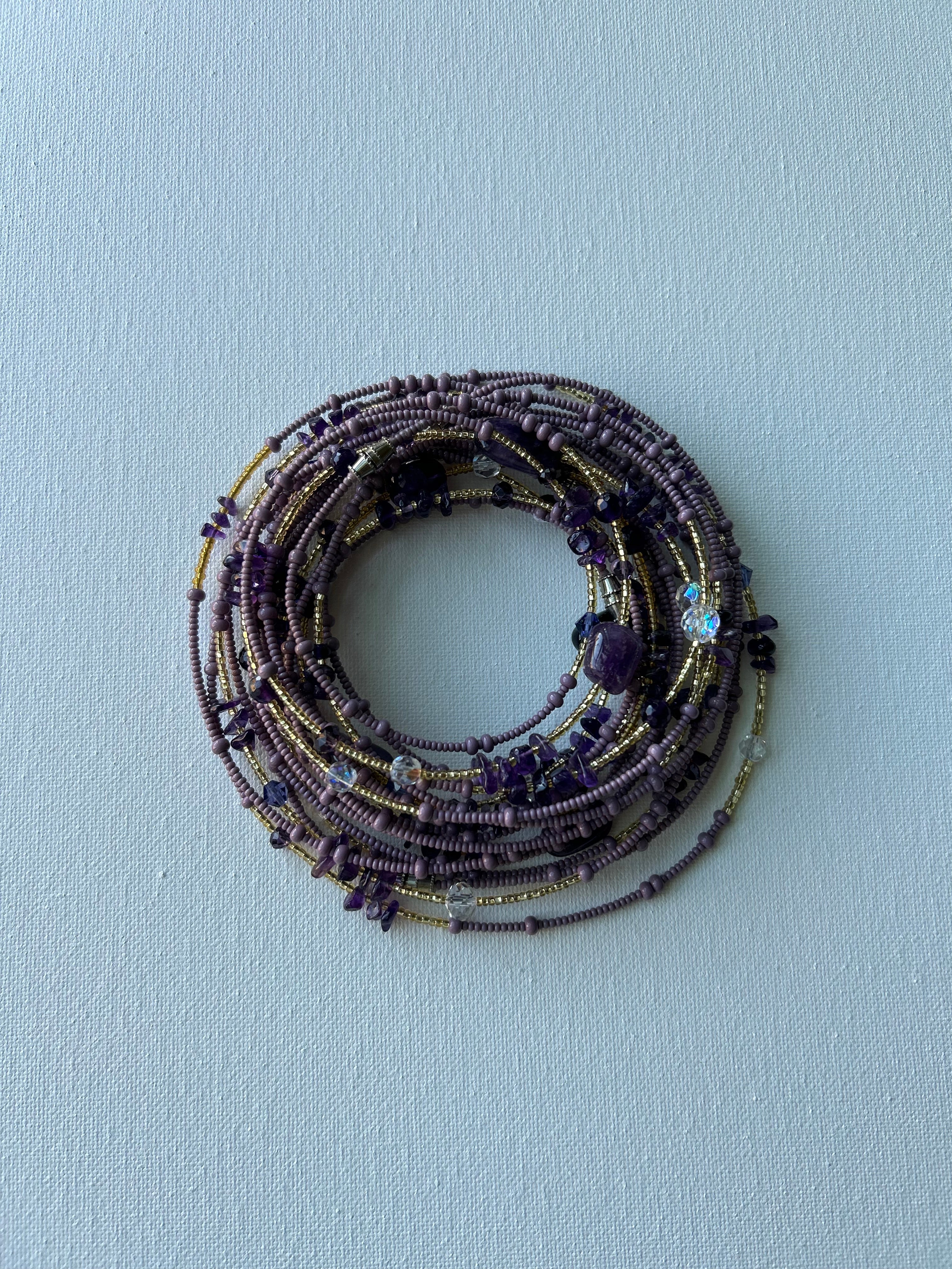 Amethyst Waist Bead