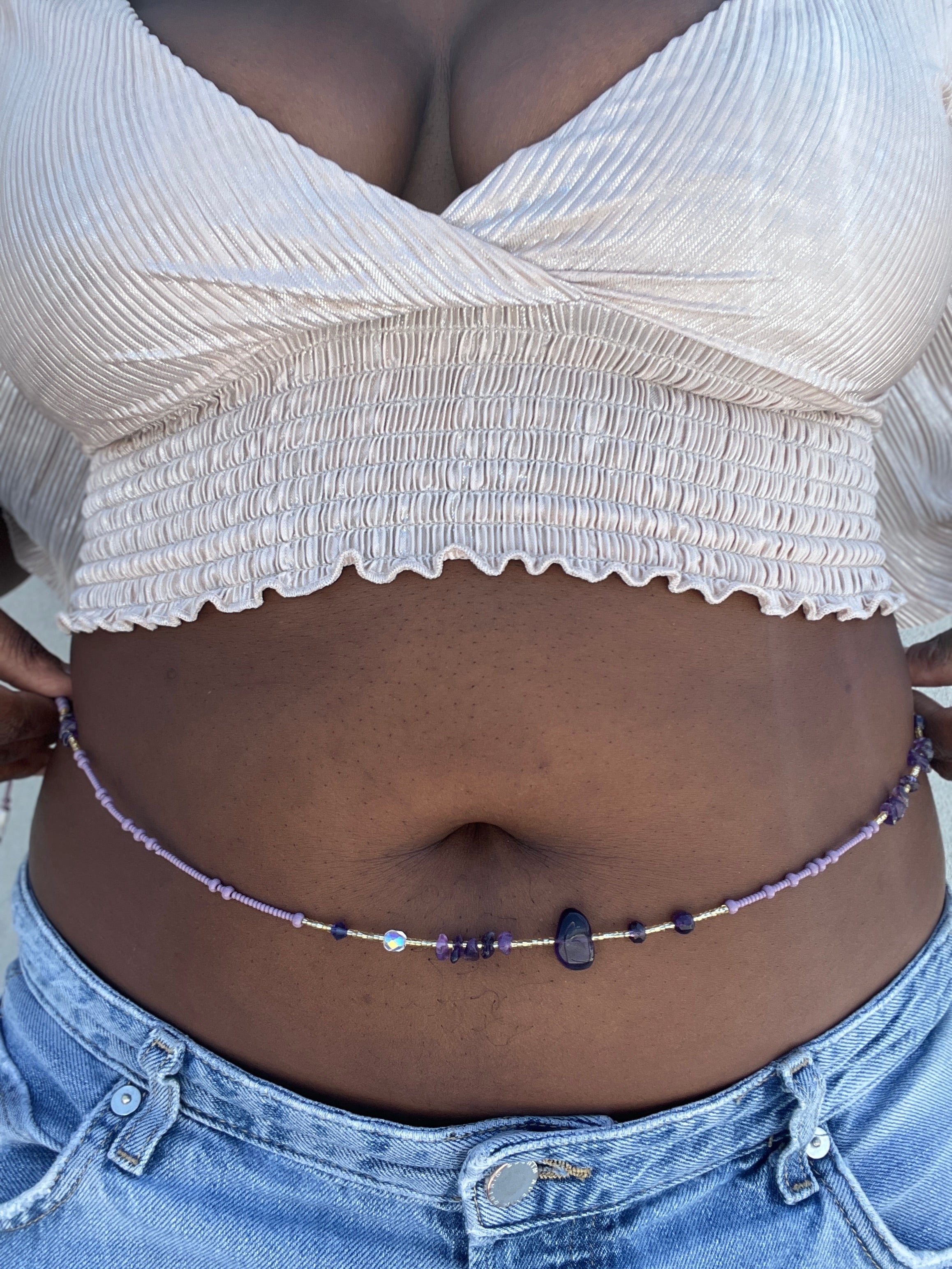 Amethyst Waist Bead