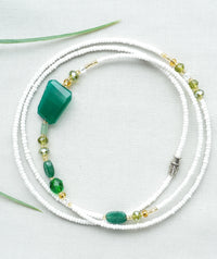 Aventurine and Green Onxy Waist Bead
