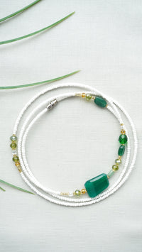 Aventurine and Green Onxy Waist Bead