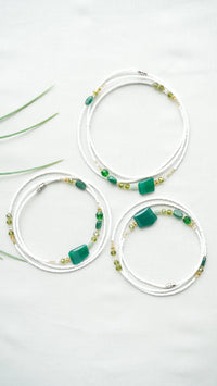 Aventurine and Green Onxy Waist Bead