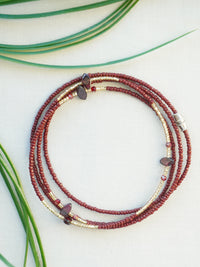 Red Garnet Waist Bead