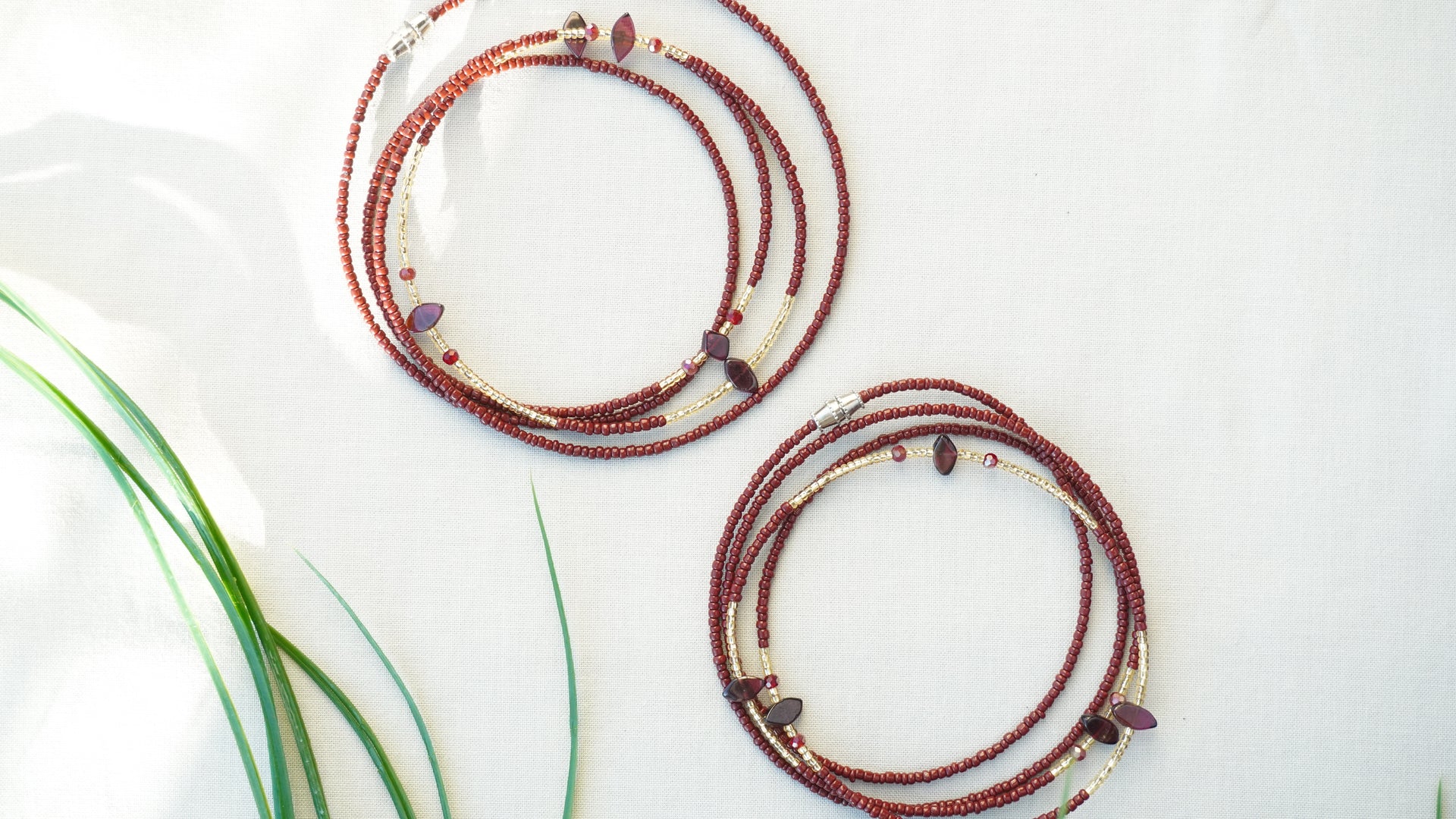 Red Garnet Waist Bead