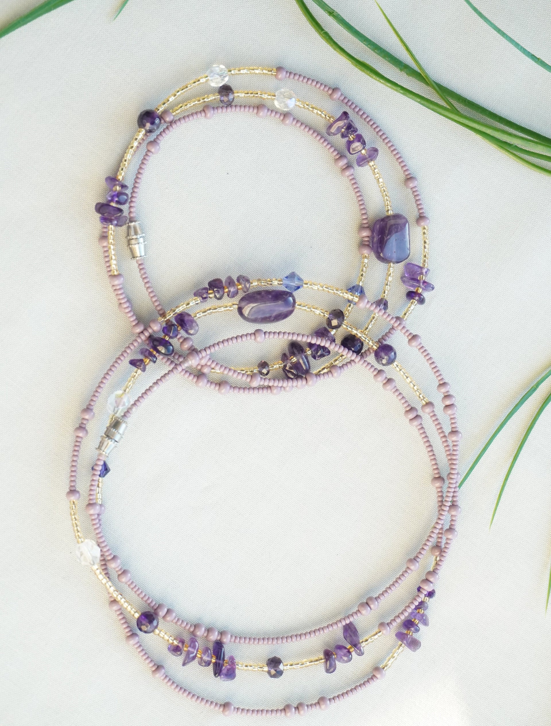 Amethyst Waist Bead