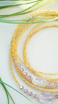 Pink Amethyst Waist Bead