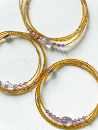 Pink Amethyst Waist Bead