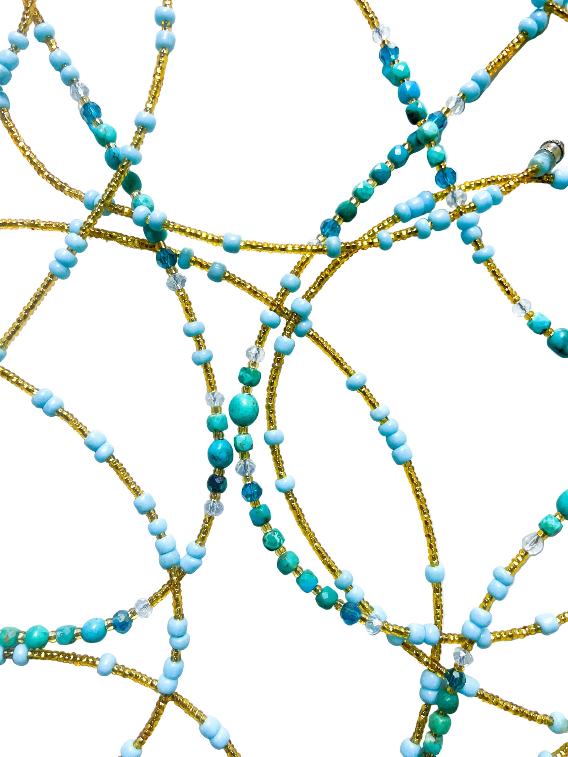 American Turquoise Waist Bead