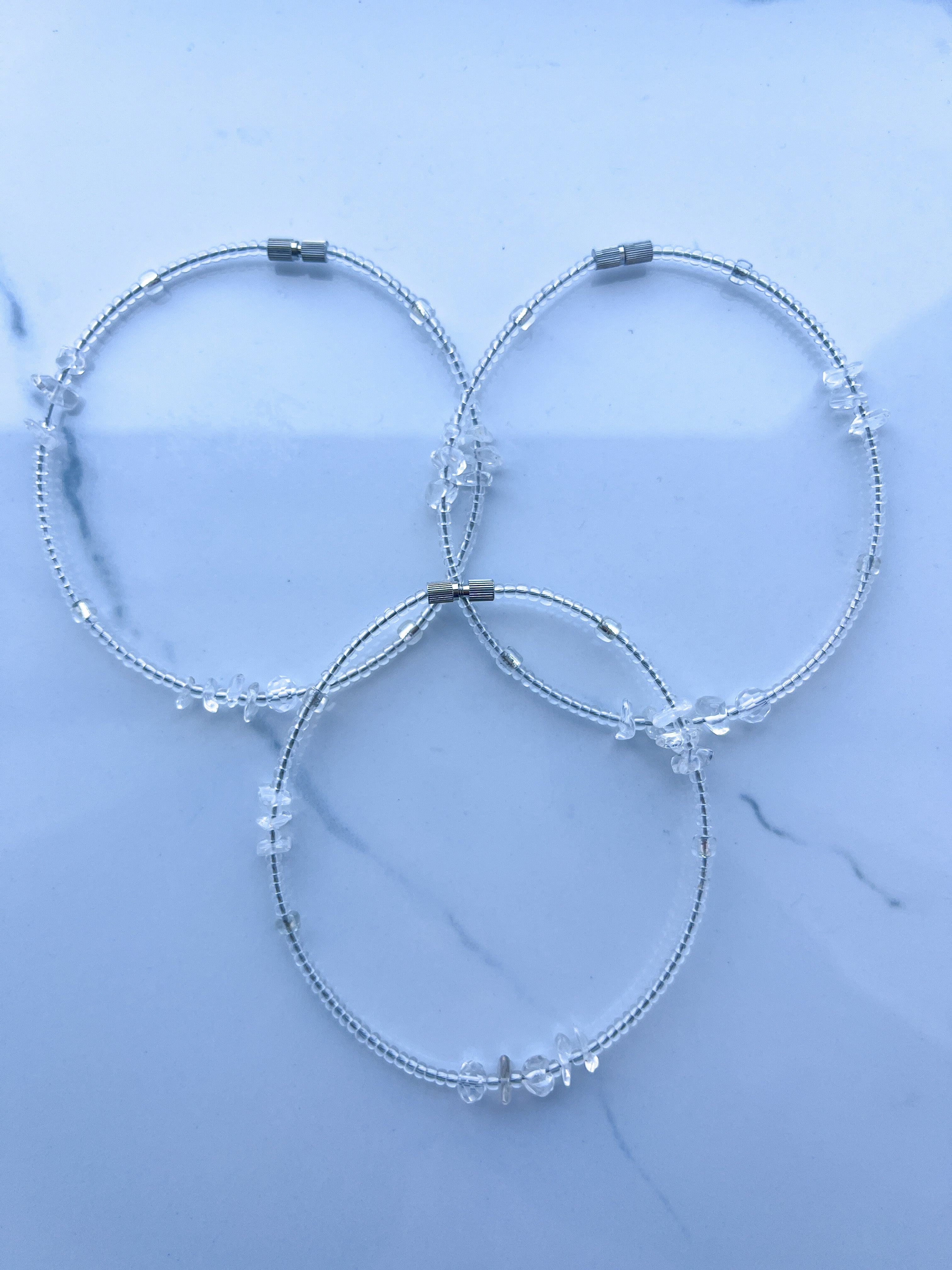 Clear Quartz Anklet