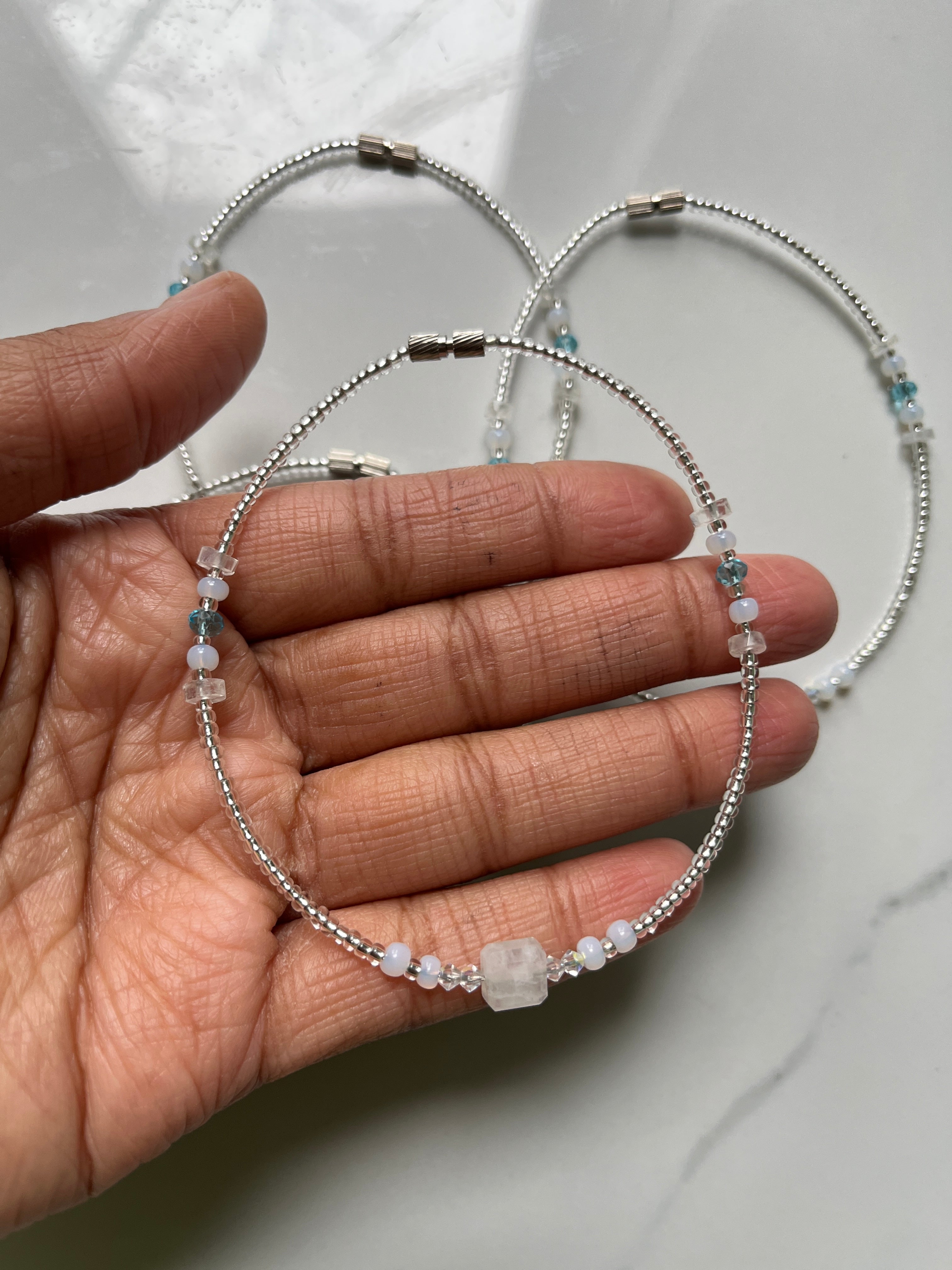 Moonstone Anklet