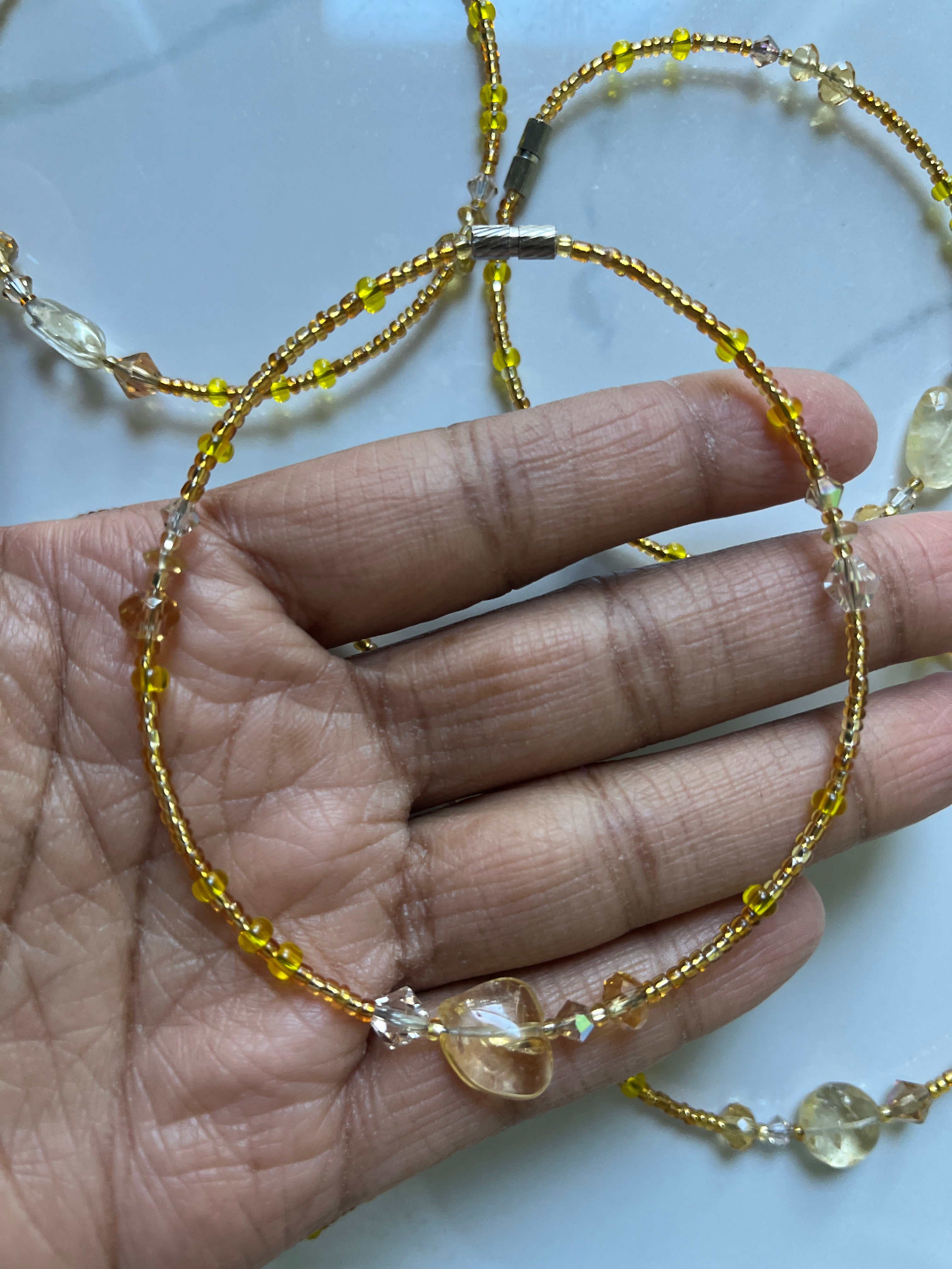 Citrine Anklet