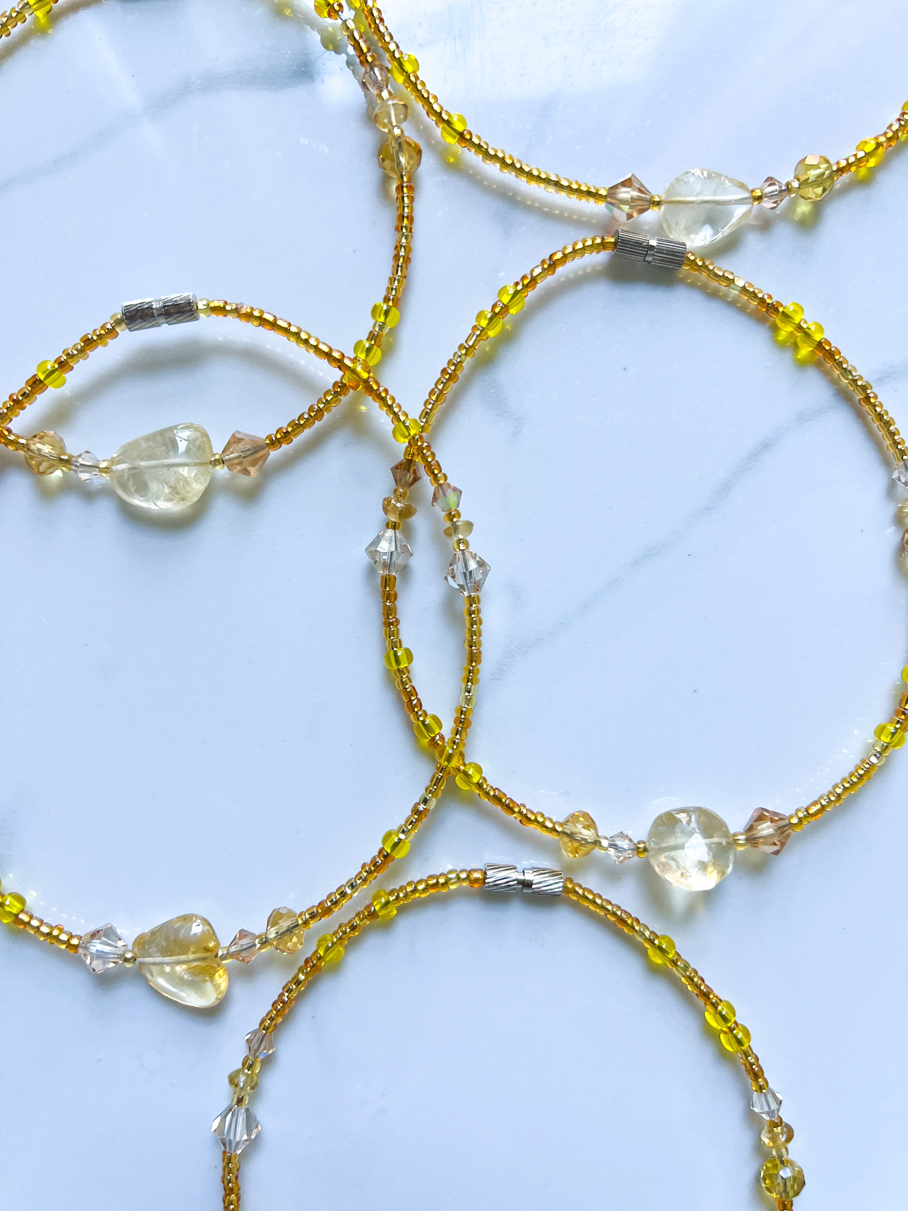 Citrine Anklet