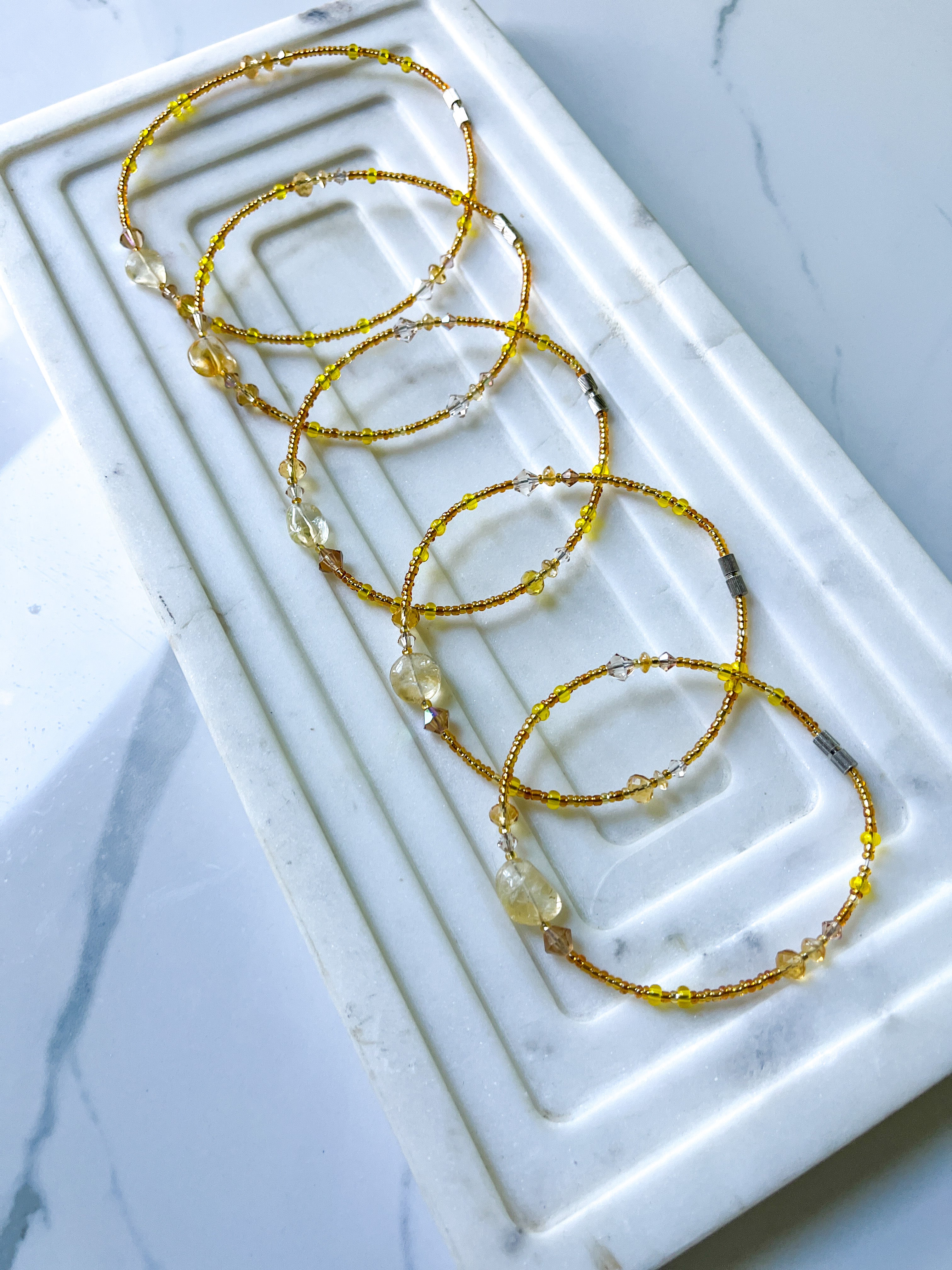 Citrine Anklet