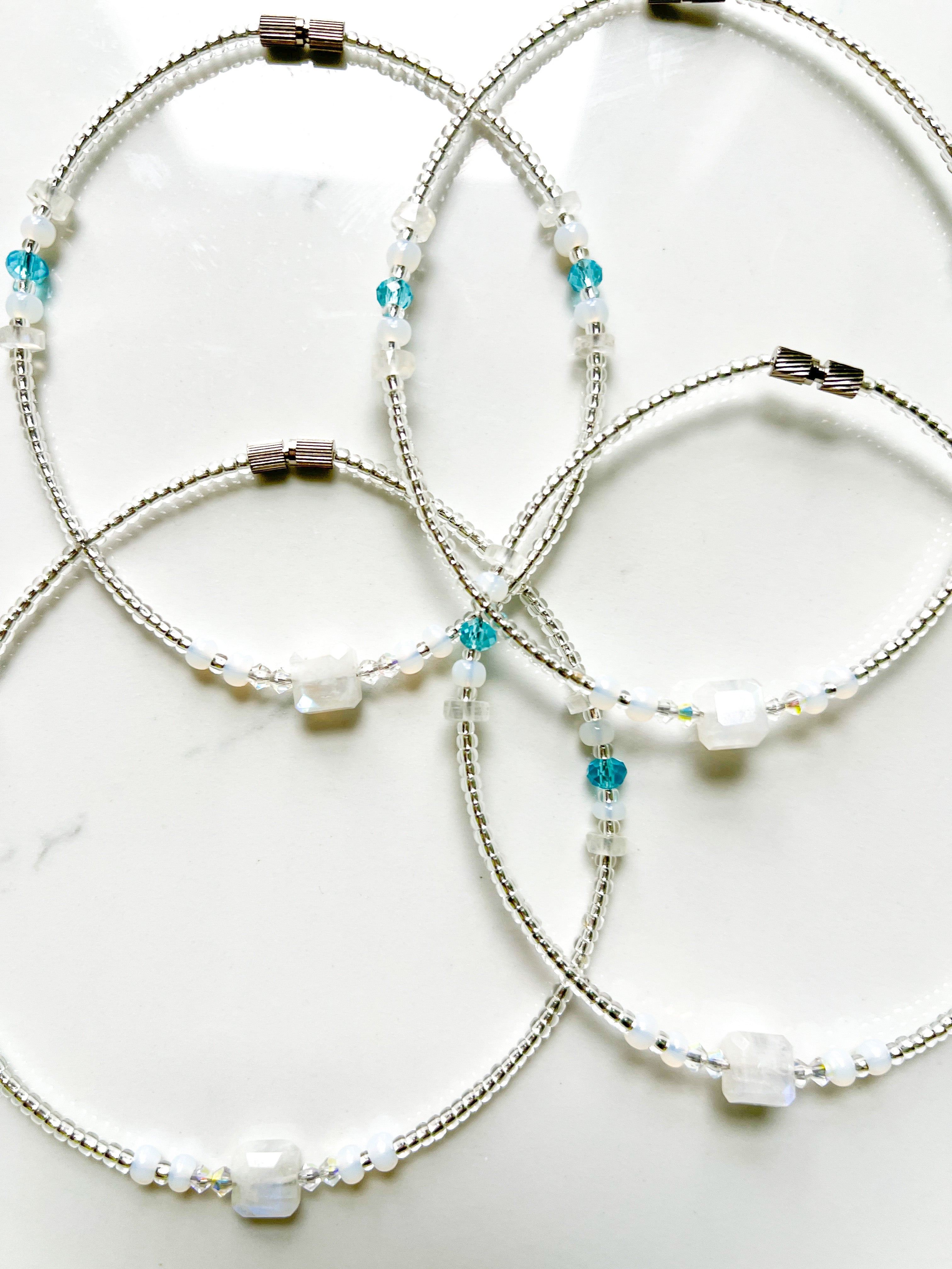 Moonstone Anklet